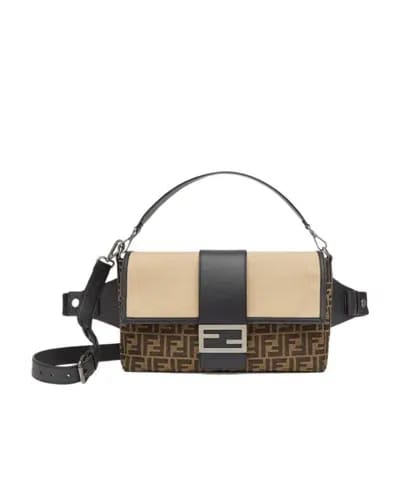 Fendi Ff Shpper Bag Shopper Bag Black