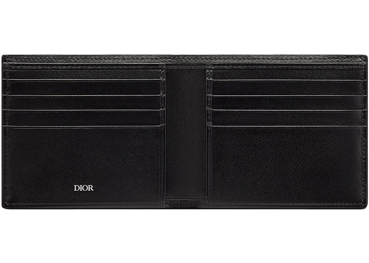 Dior Wallet Black Dior Oblique Jacquard