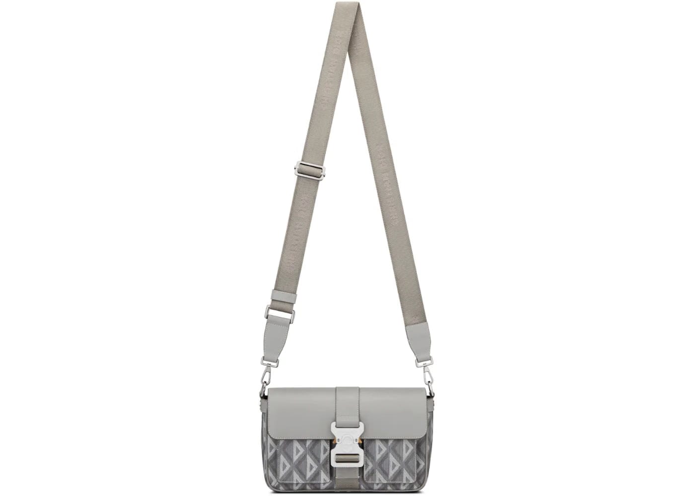 Dior Hit The Road Shoulder Bag Diamond Cd Grey