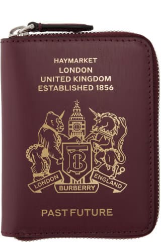 Burberry Universal Passport Bag Black/White