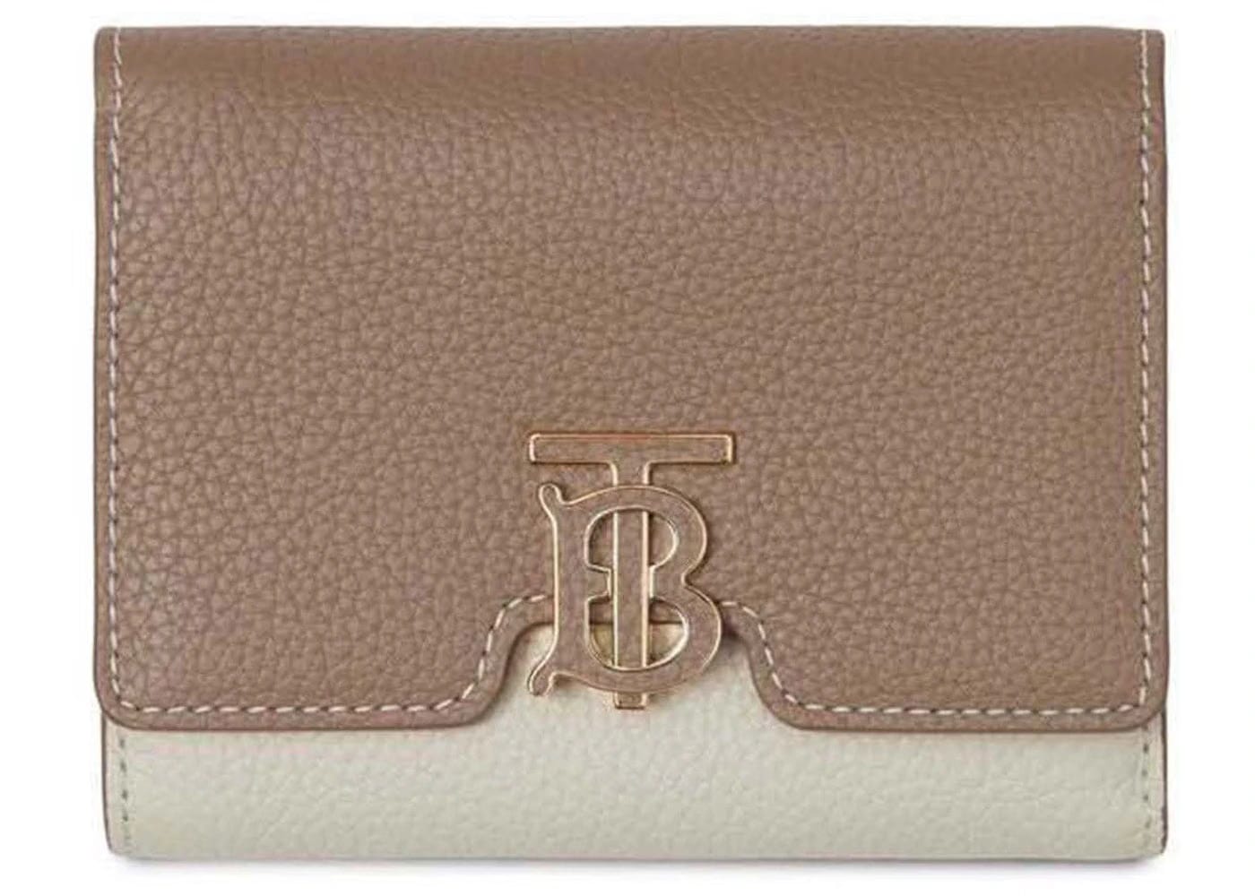 Burberry Tb Compact Wallet Camel/Abeige/ Warmtan