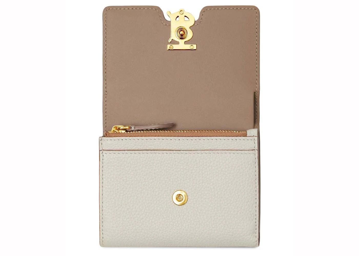Burberry Tb Compact Wallet Camel/Abeige/ Warmtan