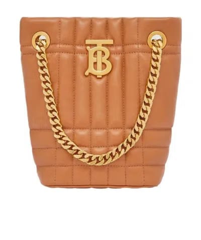 Burberry Tb Cotton Bucket Bag Brown