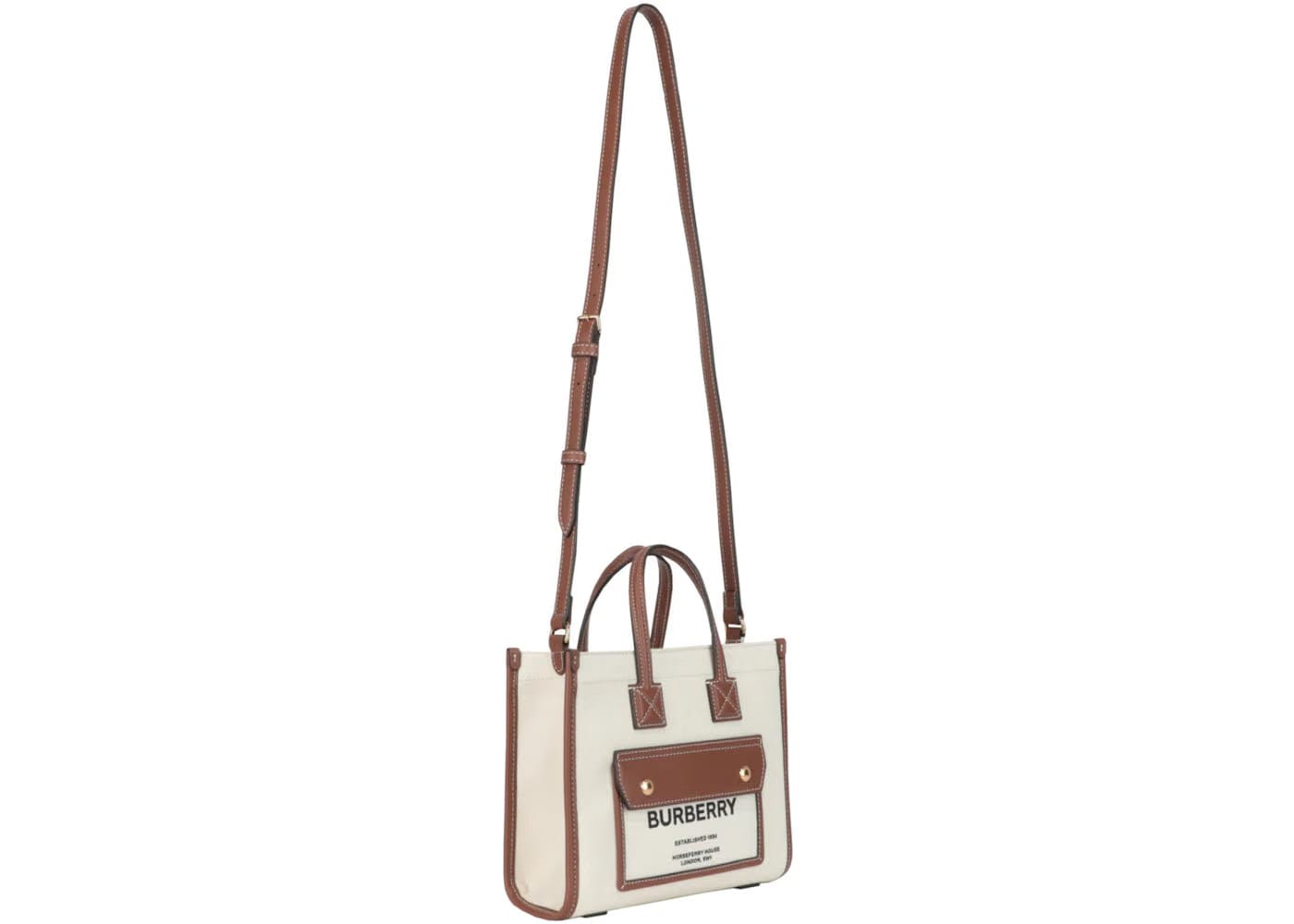 Burberry Small Freya Tote Camel