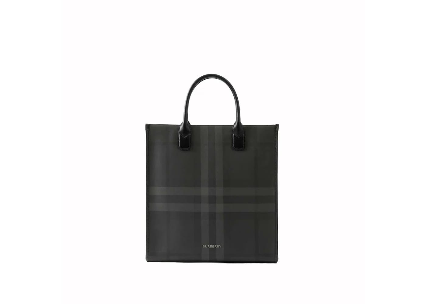 Burberry Slim Vertical Denny Tote Charcoal
