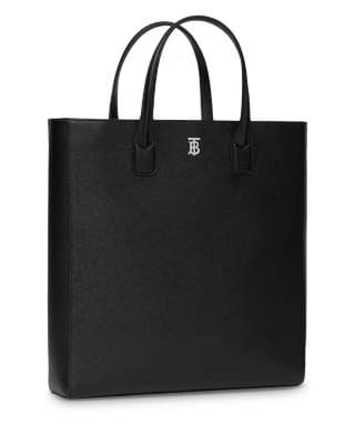 Burberry Slim Vertical Denny Tote Charcoal