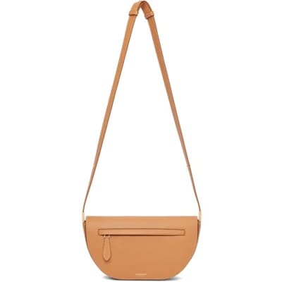Burberry Small Olympia Leather Bag Tan