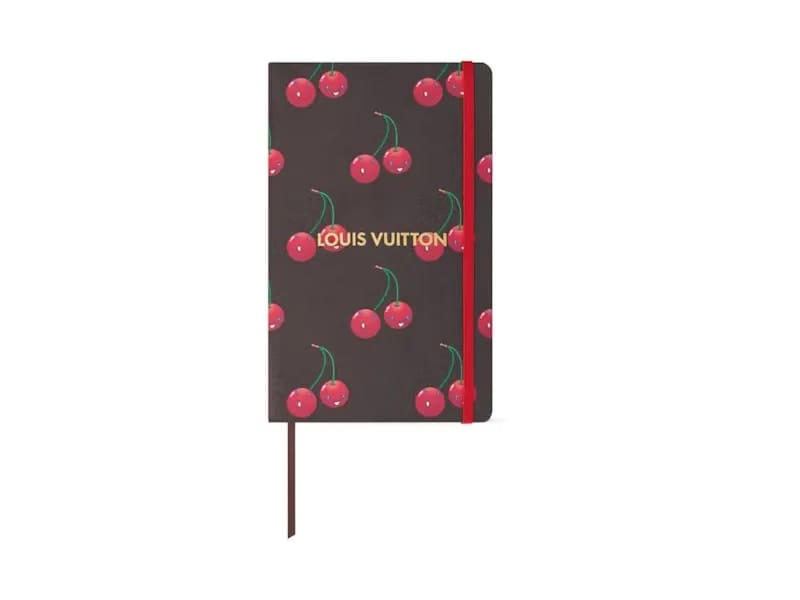 Louis Vuitton x Takashi Murakami Cherry Jane Notebook MM Brown Monogram