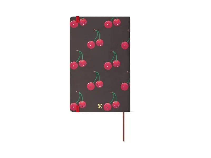 Louis Vuitton x Takashi Murakami Cherry Jane Notebook MM Brown Monogram