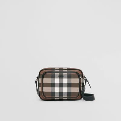 Burberry Mn Drawstring Bag Dark Birch Brown