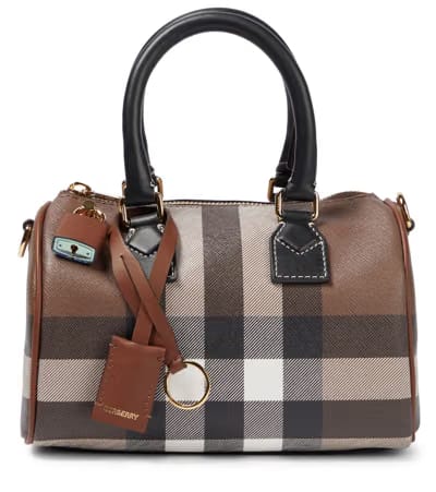 Burberry Mn Drawstring Bag Dark Birch Brown
