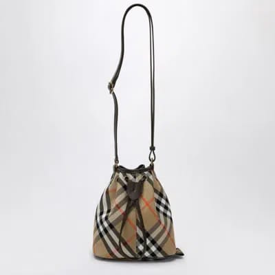 Burberry Mini Banwell Tote Bag Dark Blue