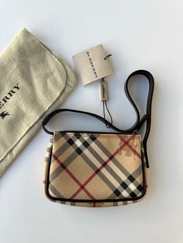 Burberry Mini Banwell Tote Bag Dark Blue