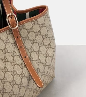 Burberry London Check Canvas Medium Tote Bag Beige