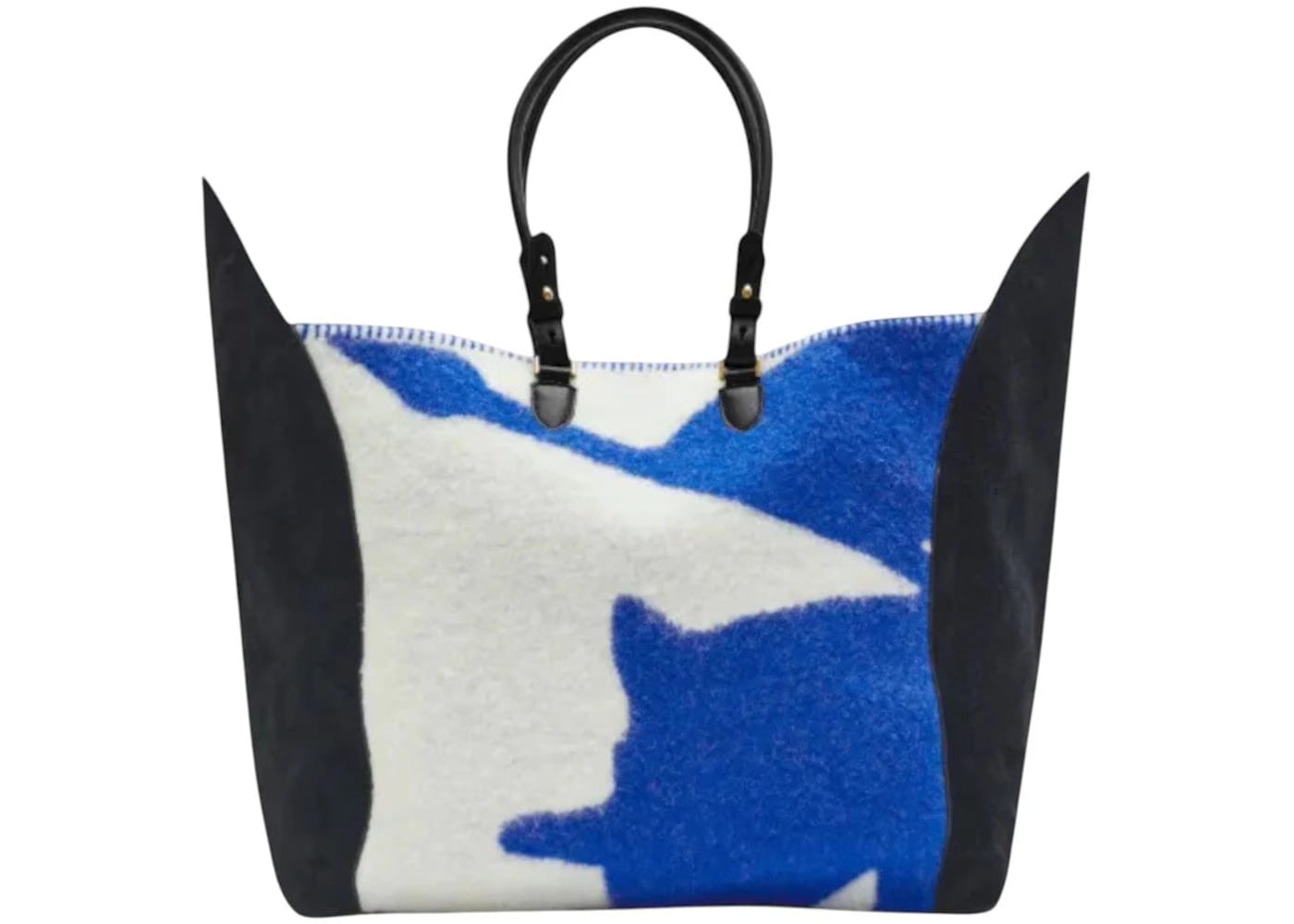 Burberry Large Shield Tote Blue/White