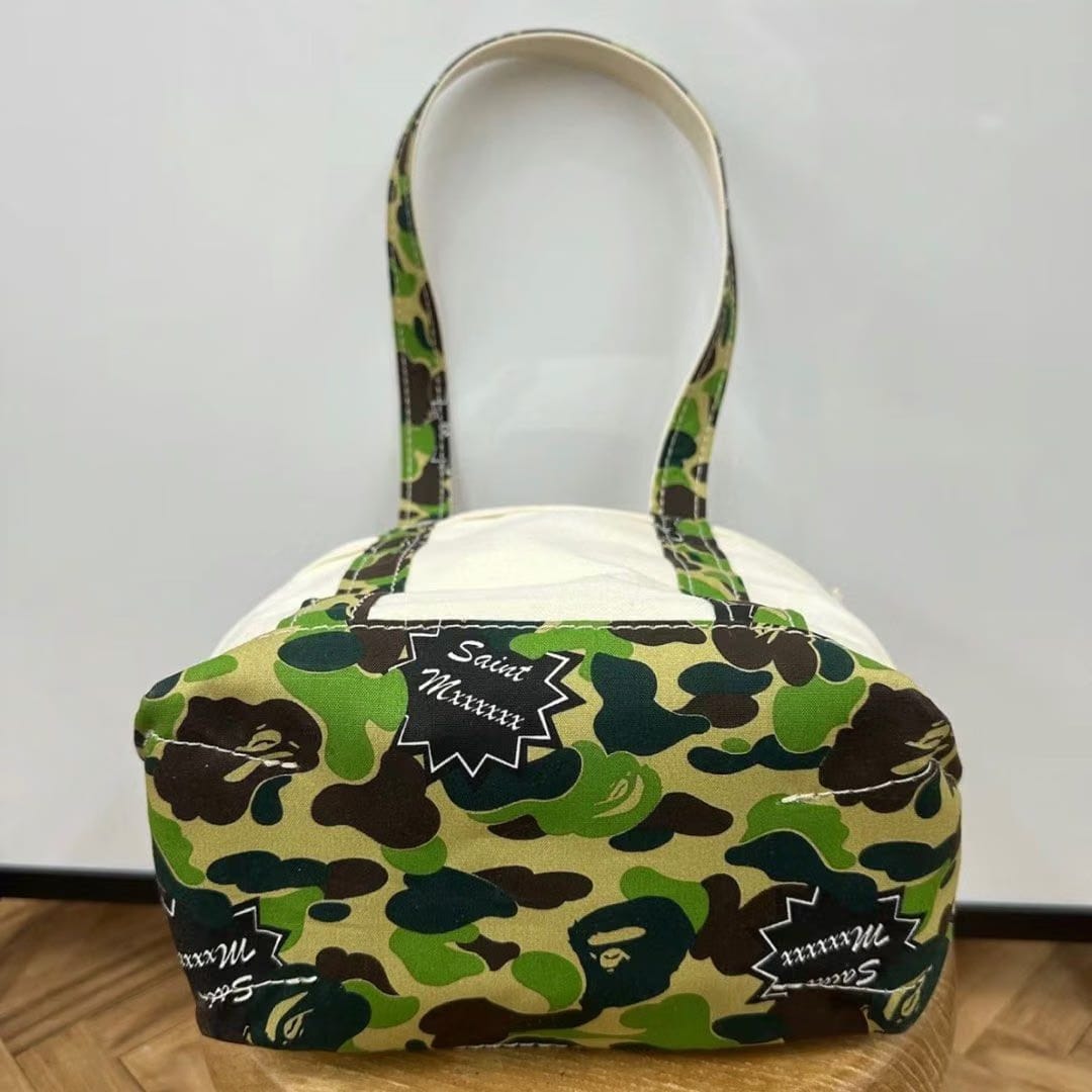 Bape x Saint Mxxxxxx Tote Bag Ivory