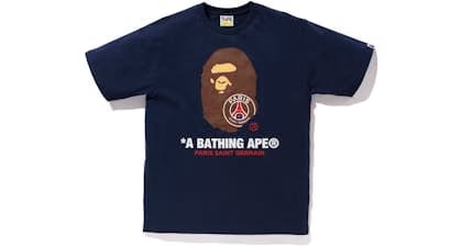 Bape x Psg Wash Bag Navy