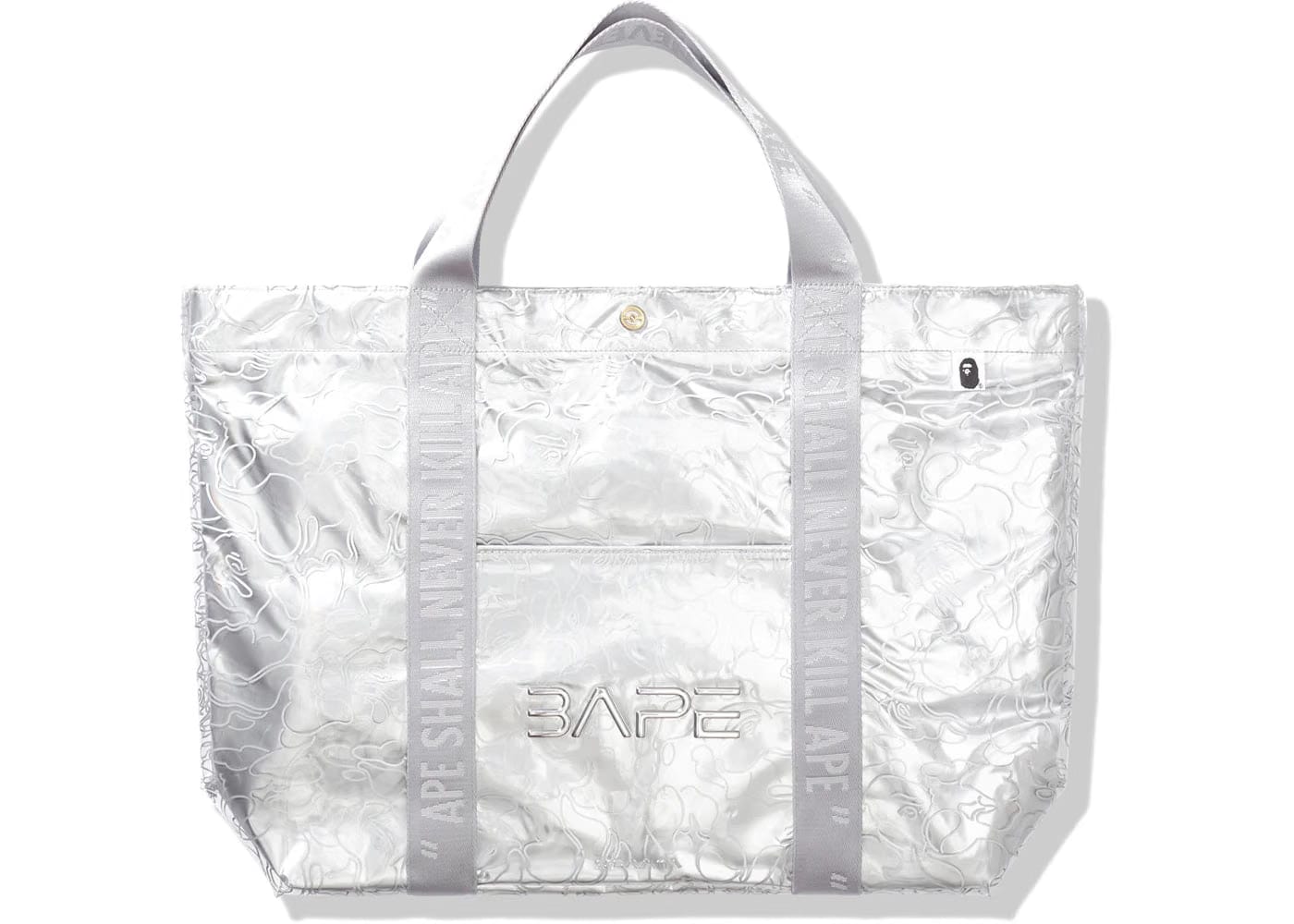 Bape x Hajime Soratama Tote Bag Silver
