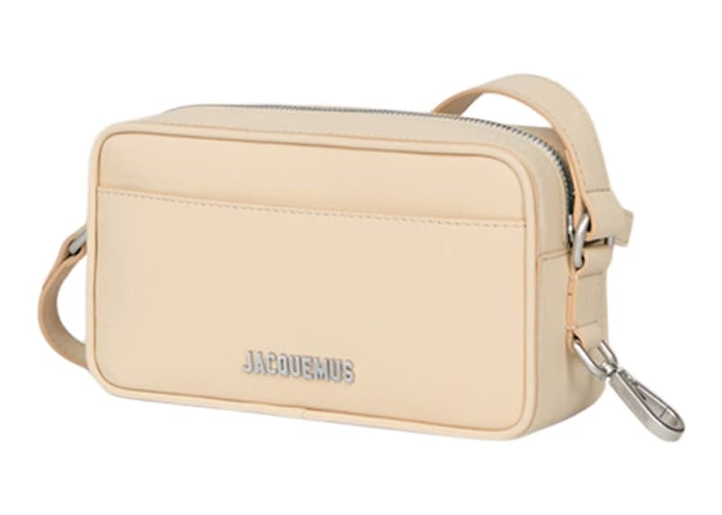 Jacquemus Le Baneto Strap Pochette Bag Ivory
