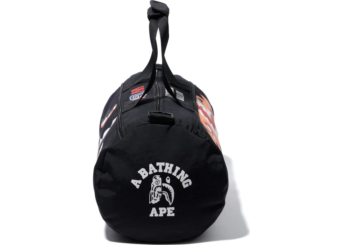 Bape Tiger Shark Boston Bag Black