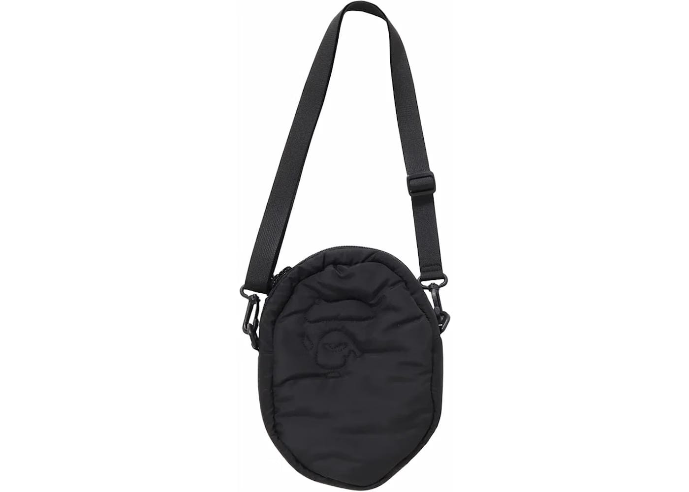 Bape Quilting Ape Head Shoulder Bag Black