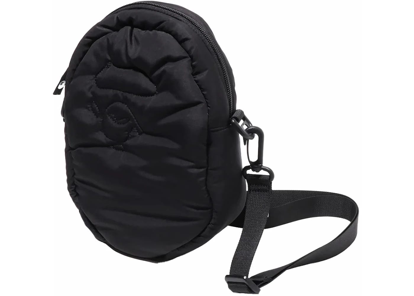 Bape Quilting Ape Head Shoulder Bag Black