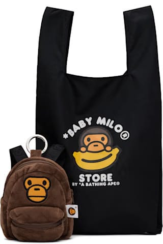 Bape Milo Packable Tote Bag Black