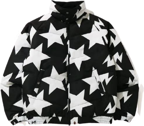 Bape Sta Pattern Phone Travel Shoulder Bag White