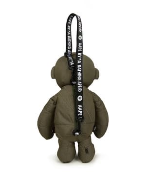 Bape Sta Pattern Phone Travel Shoulder Bag White