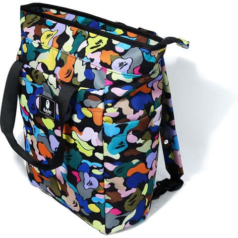 Bape Camo Multi Gear Container S Bag Green