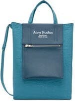 Acne Studios Papery Nylon Tote Bag Powder Blue