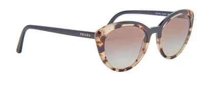 Prada Round Sunglasses Yellow Pr_26Zs_13L08Z