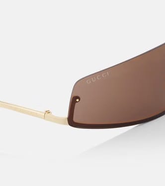Gucci Flat Top Sunglasses Brown Gg1868S-002-53