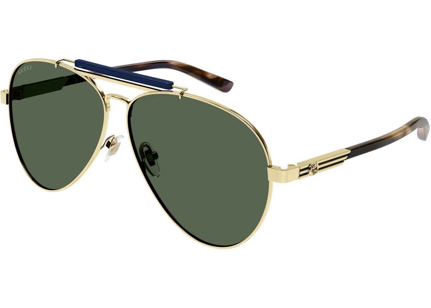 Gucci Aviator Sunglasses Gold Gg1287S-003-Fr
