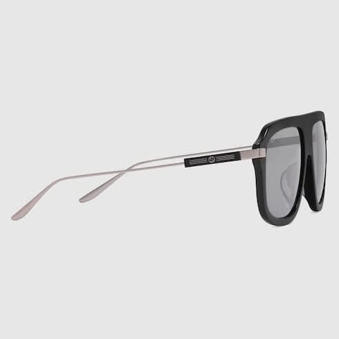 Gucci Aviator Sunglasses Gold Gg1287S-003-Fr