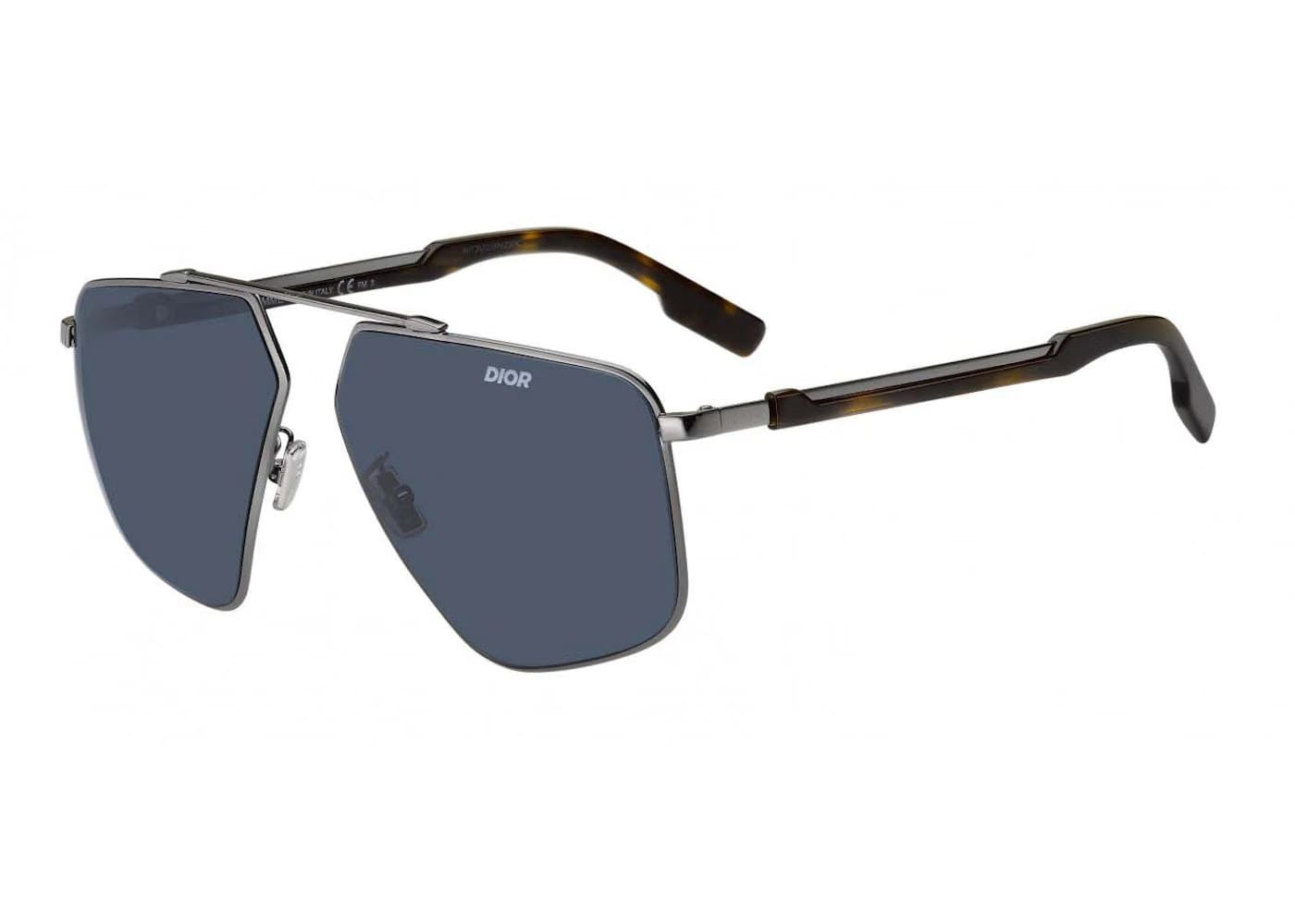 Dior Street1 Sunglasses Dark Ruthenium Blue Kj1Ku