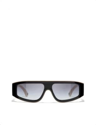 Chanel Shield Sunglasses Black 5495 C622/S5