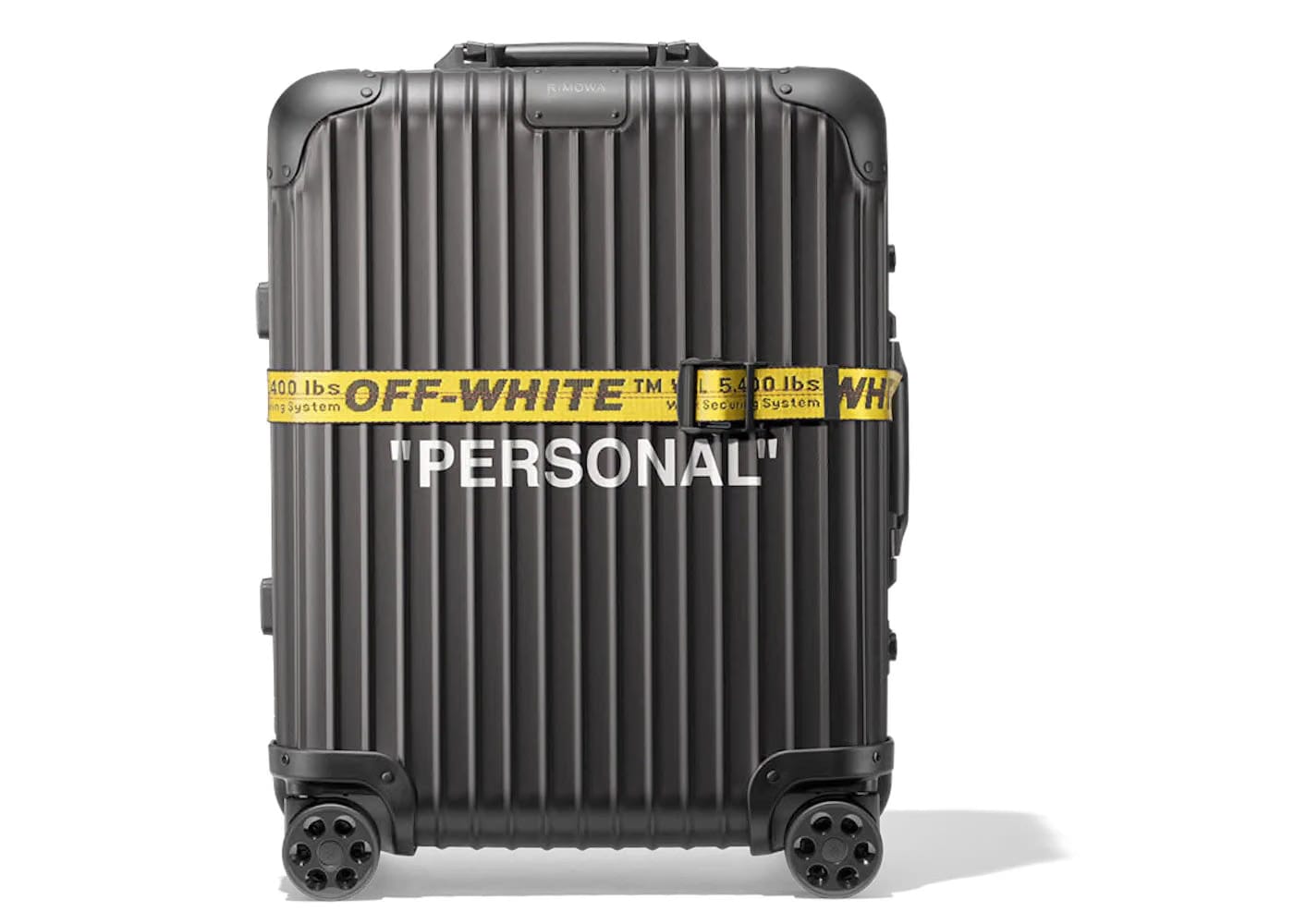 Off-White Rimowa Personal Belongings 49L Case Black