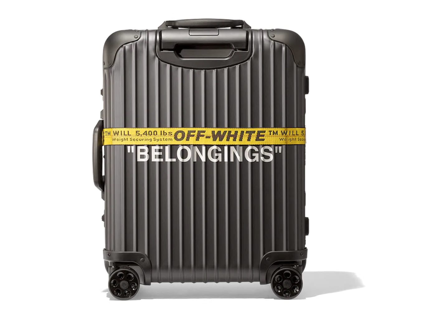 Off-White Rimowa Personal Belongings 49L Case Black