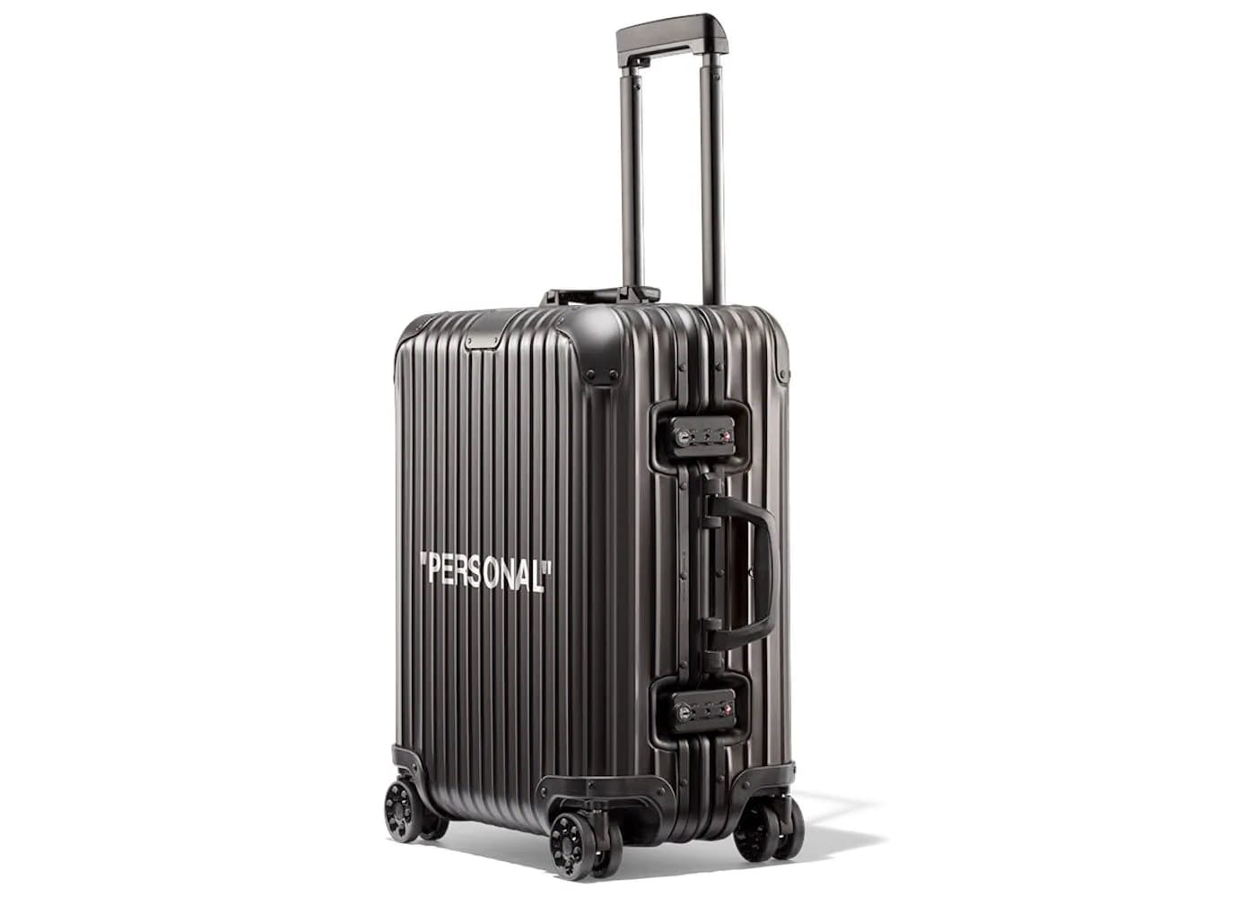 Off-White Rimowa Personal Belongings 49L Case Black