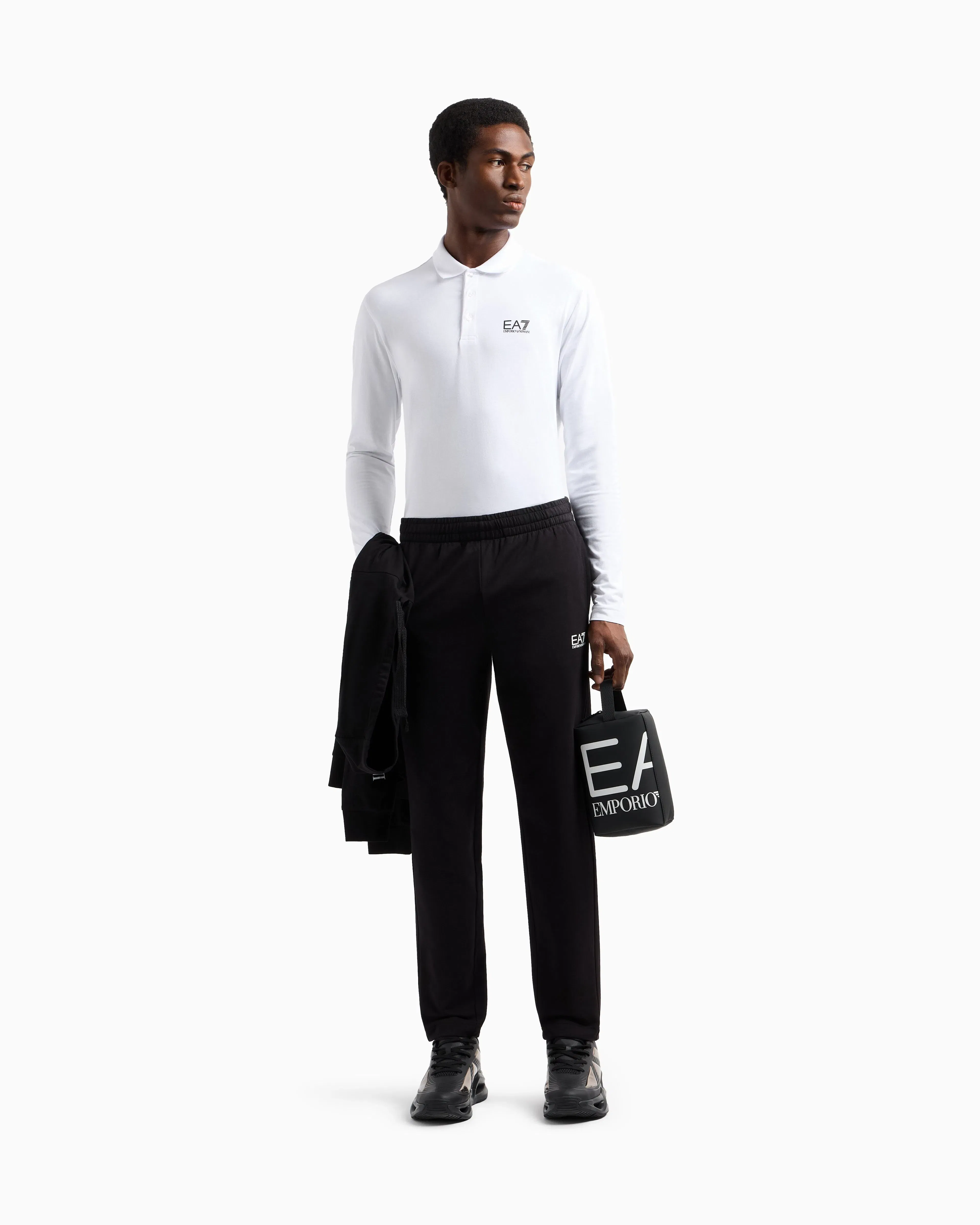 EA7 Core Identity cotton trousers