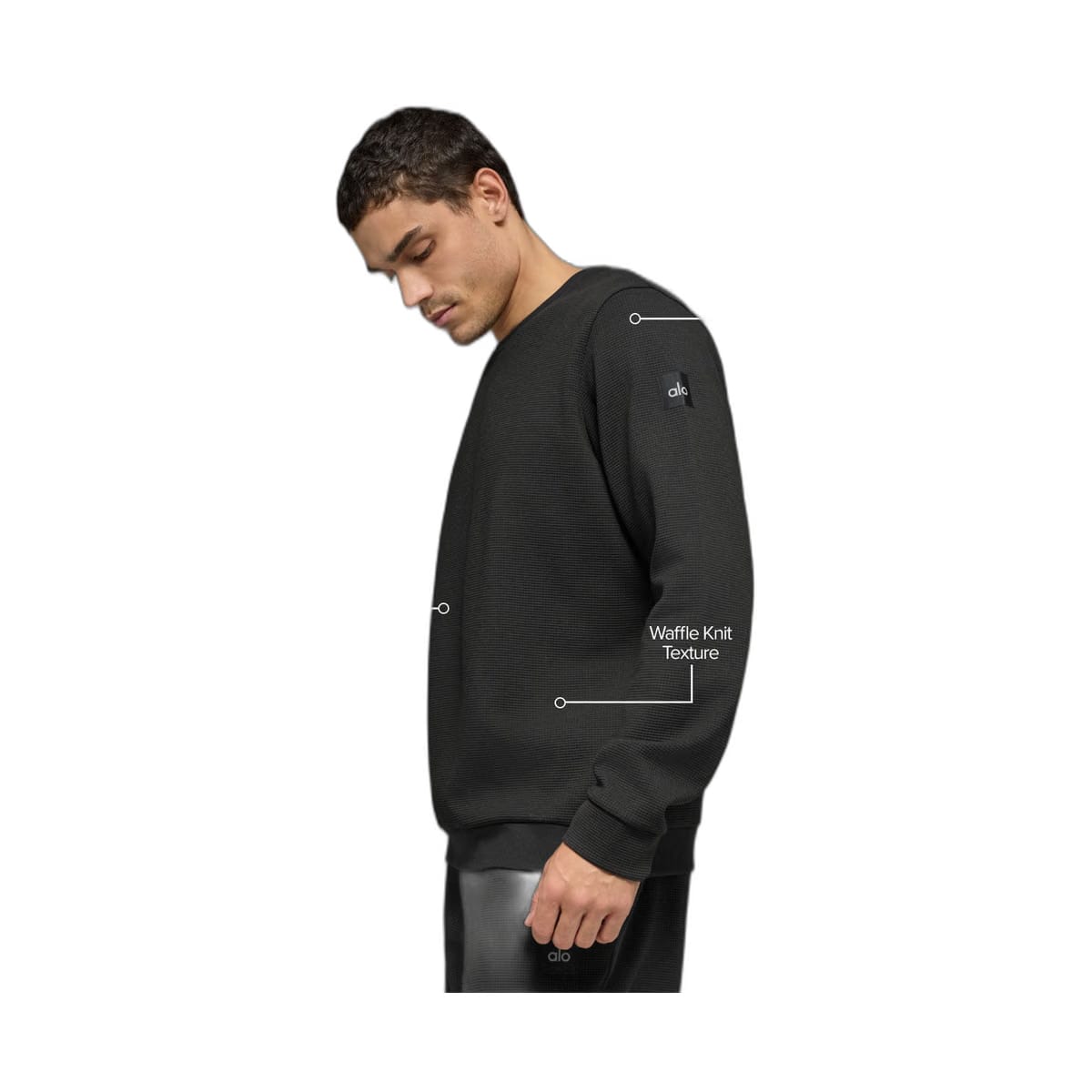 Alo Yoga Waffle Lounge Long Sleeve Crew