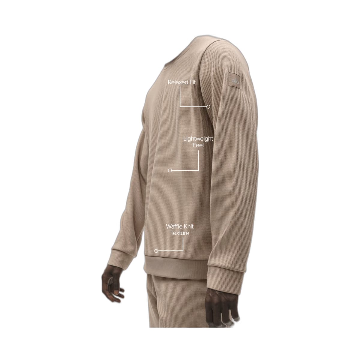 Alo Yoga Waffle Lounge Long Sleeve Crew
