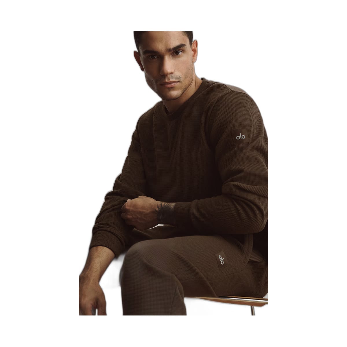 Alo Yoga Waffle Lounge Long Sleeve Crew