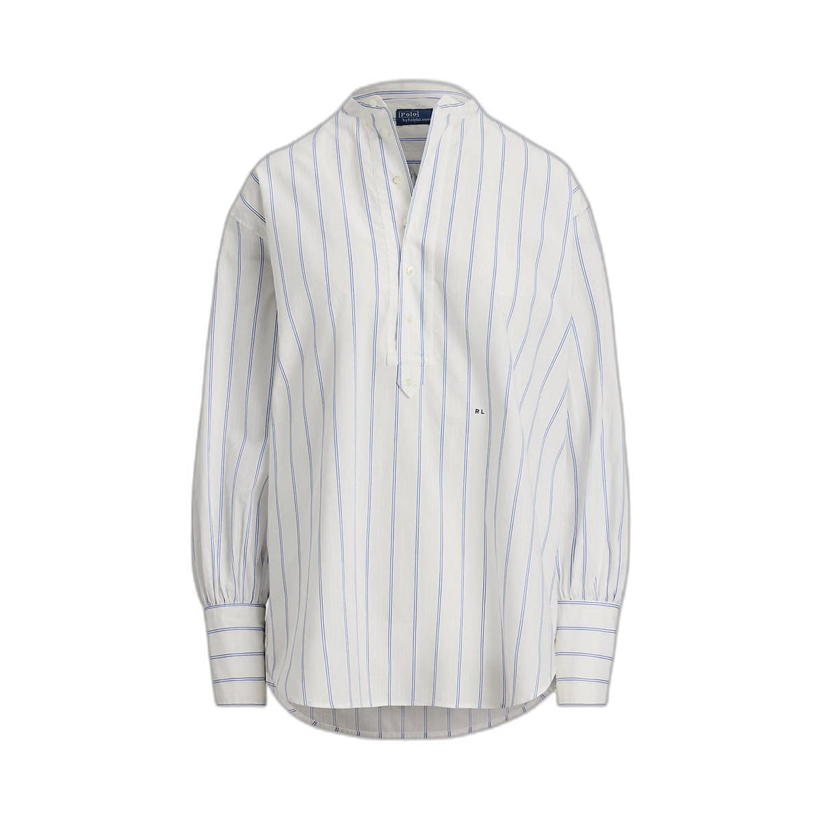 Ralph Lauren Striped Cotton Dobby Top