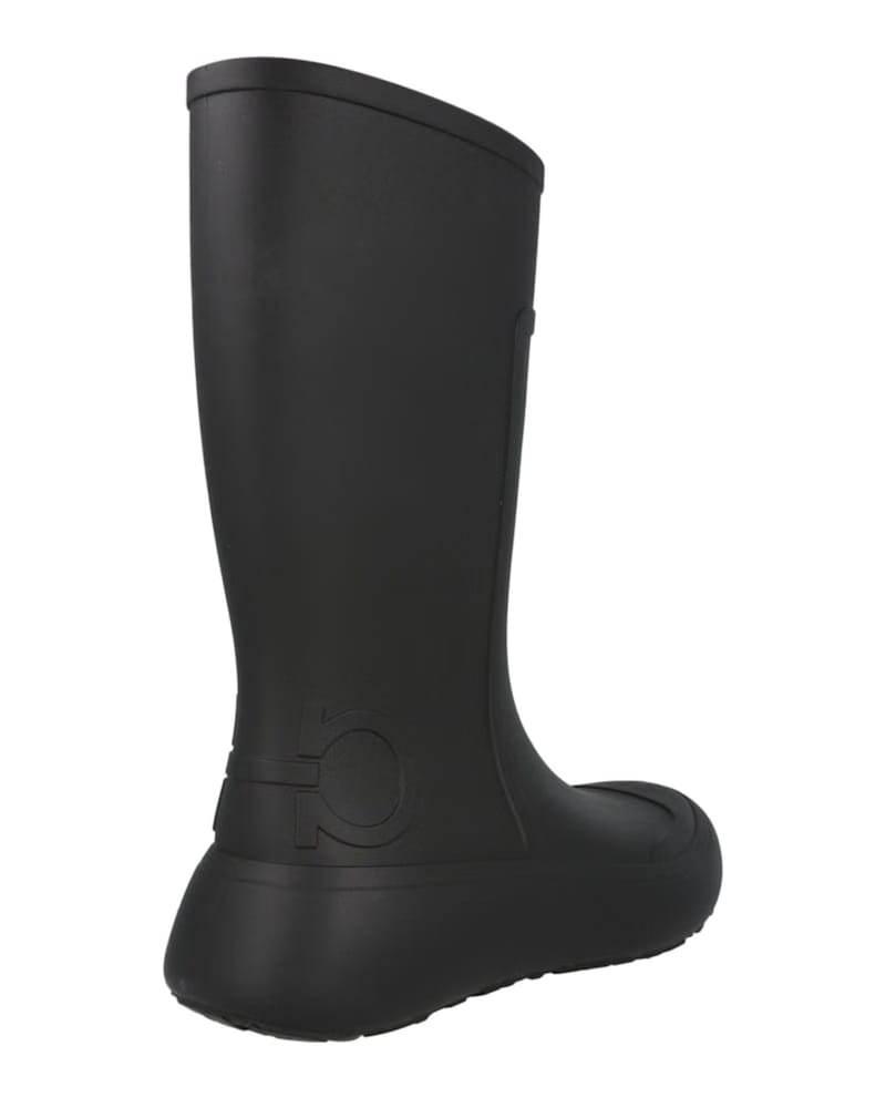 Ferragamo Gancini Rainboots Black