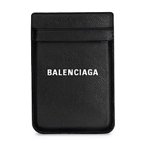 Balenciaga Crocodile Embossed Cash Magnet Card Holder