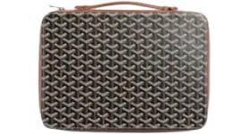 Goyard Universal Companion Goyardine Black/Tan