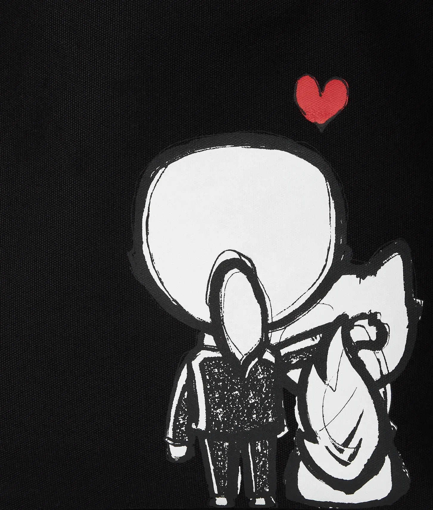 KarlLagerfeld Ikon Hearts Shopper Black