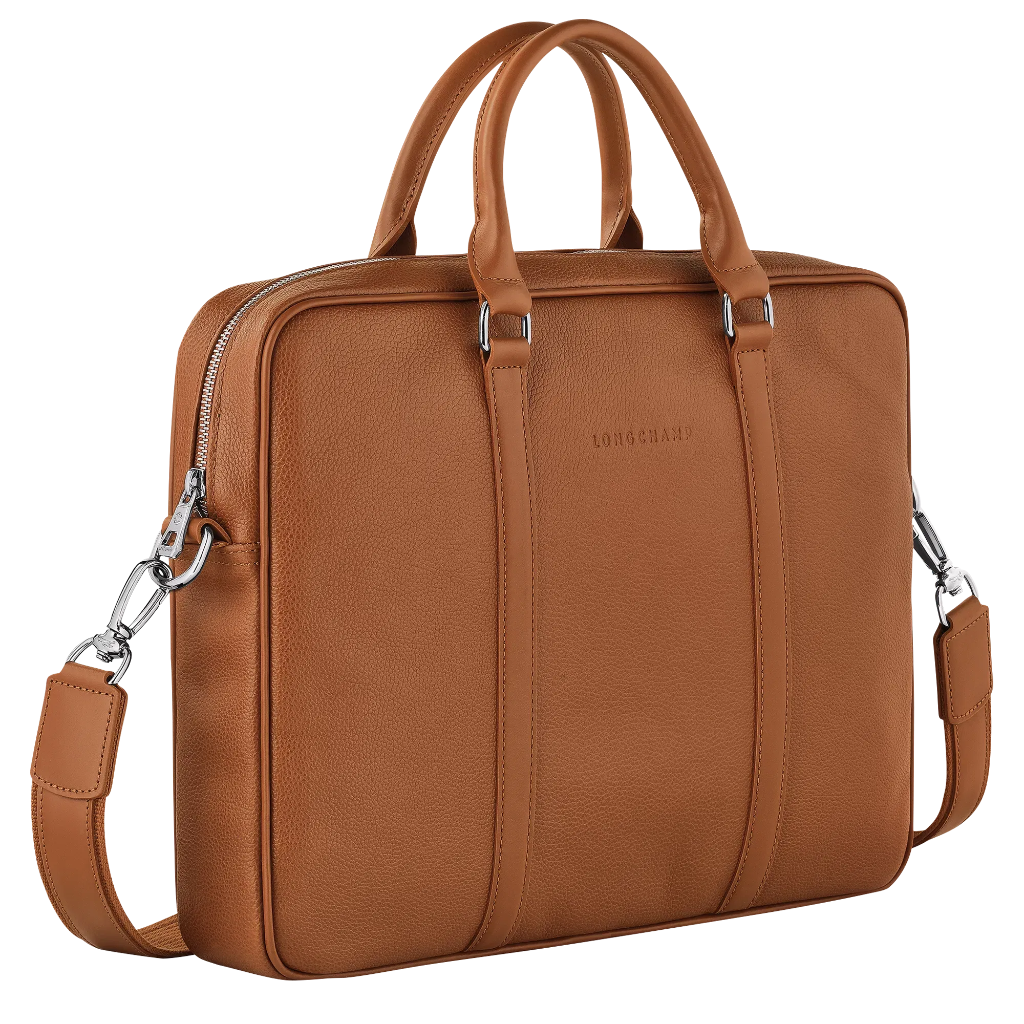 Longchamp Le Foulonné XS Briefcase Caramel